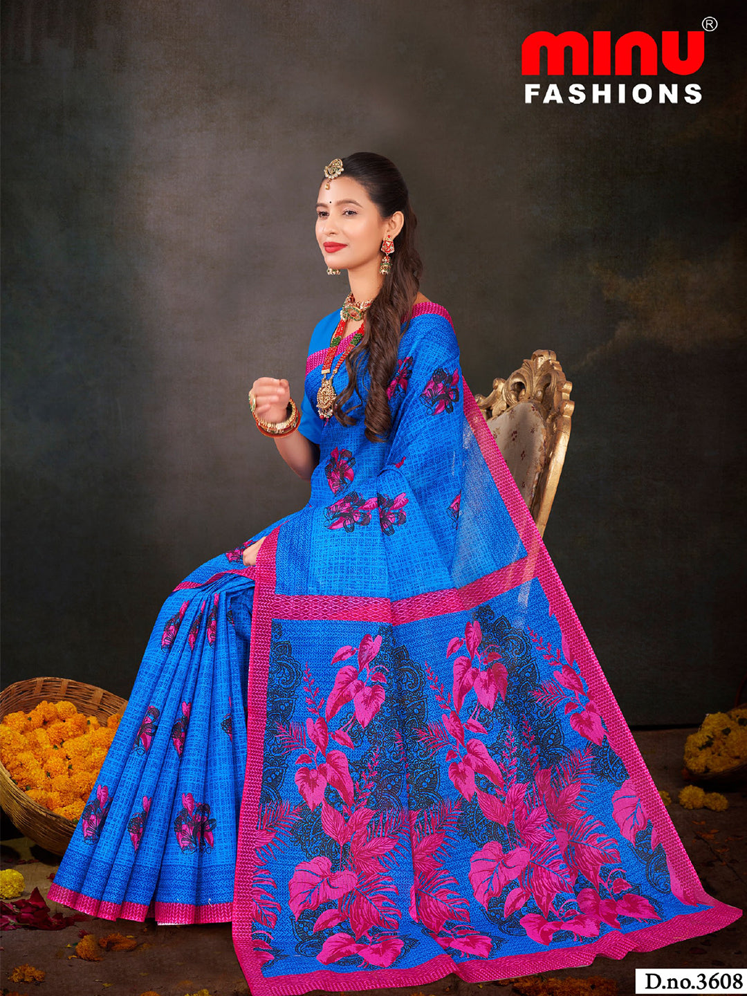 Nusrat V- Premium Cotton Saree