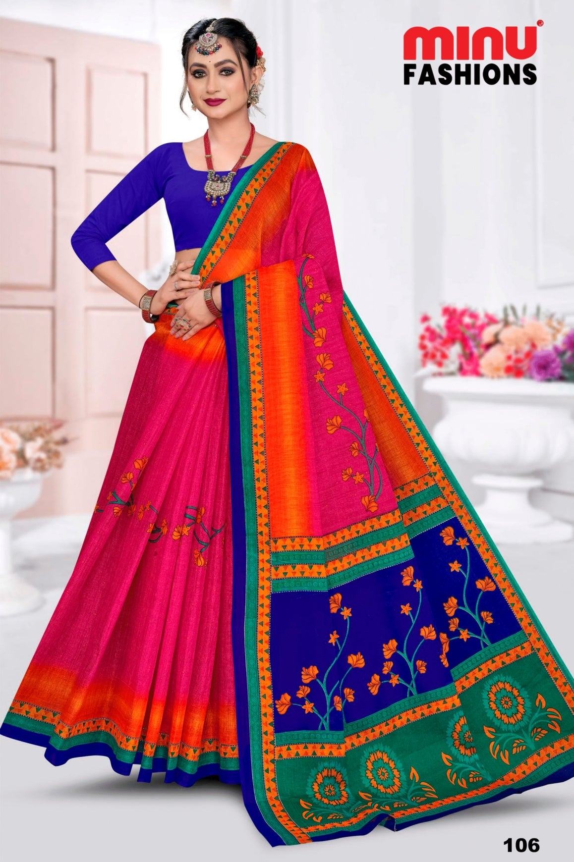 MINU SAREE MALAIKAA V-37 1066