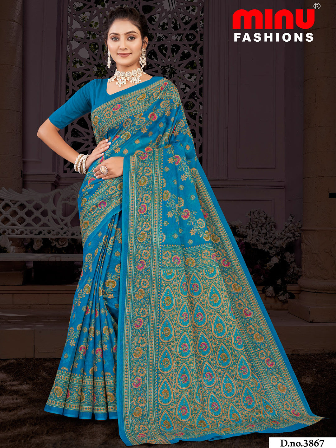 MINU SAREE SUNHERI COTTON SD 38672