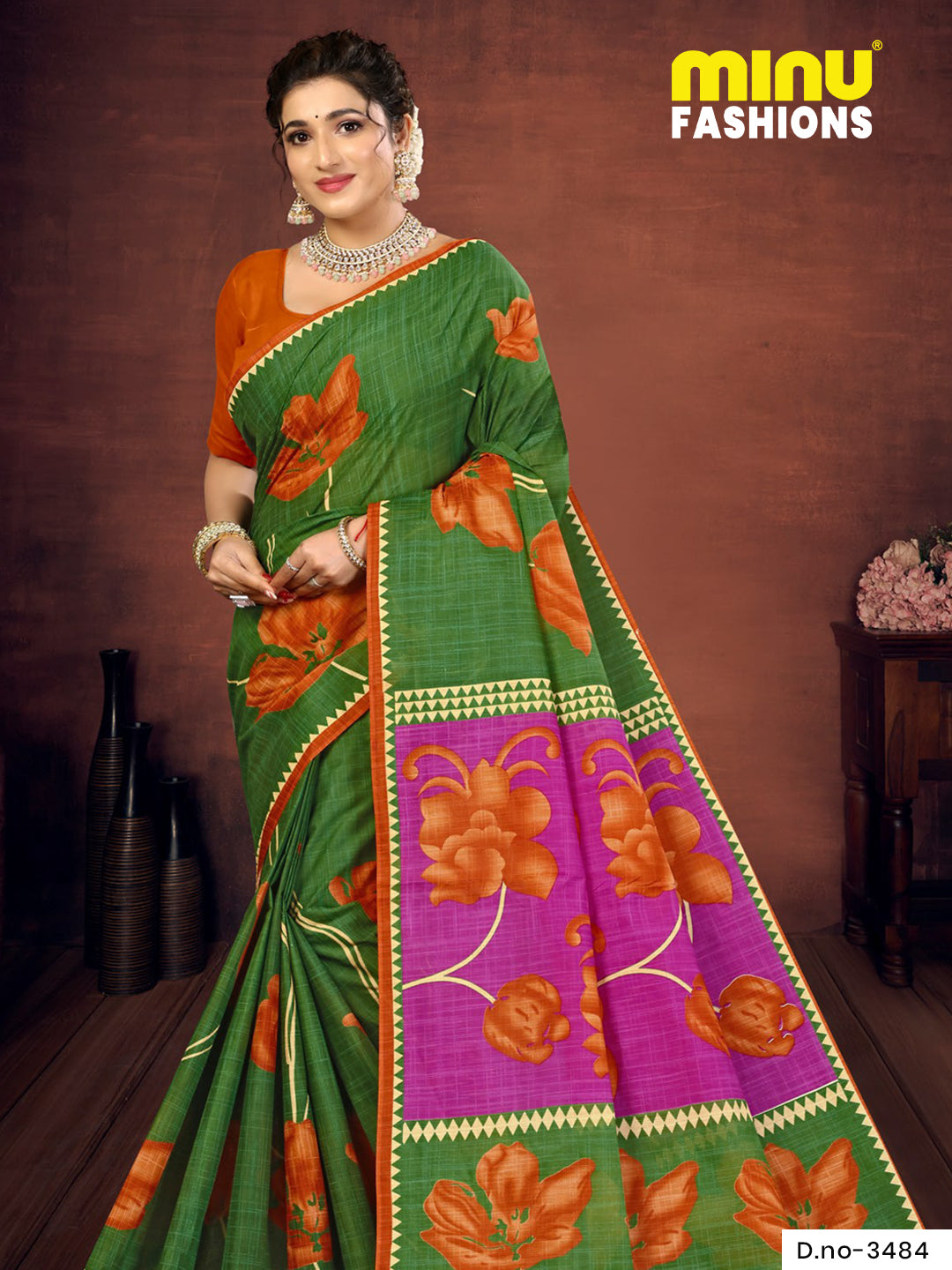 MINU SAREE HI DEMAND V-3 34907