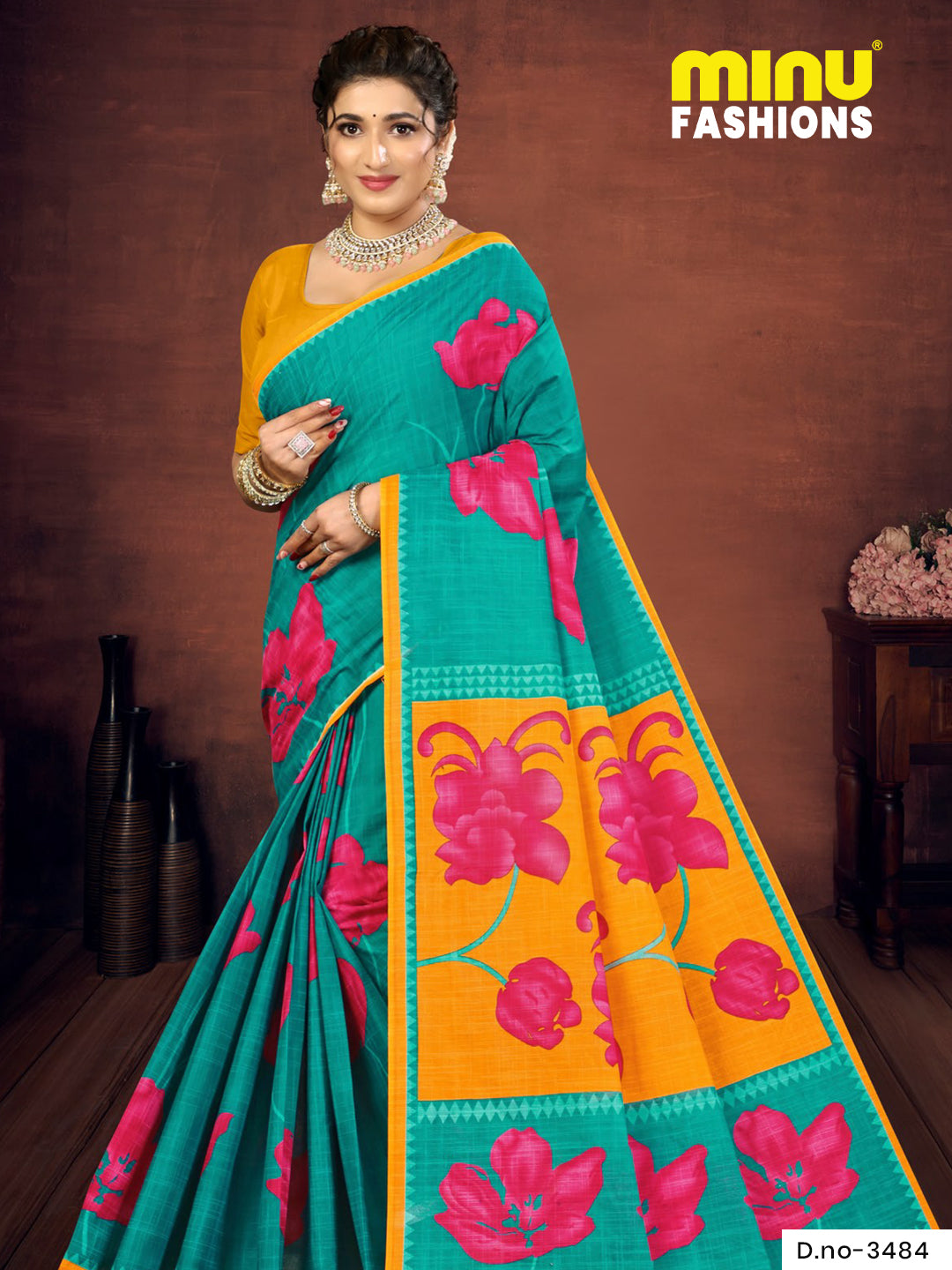 MINU SAREE HI DEMAND V-3 34885