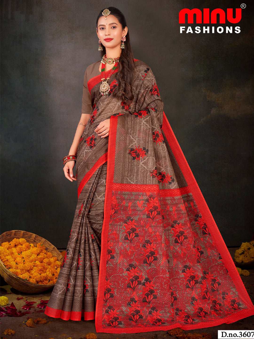 MINU SAREE NUSRAT V-2 36105