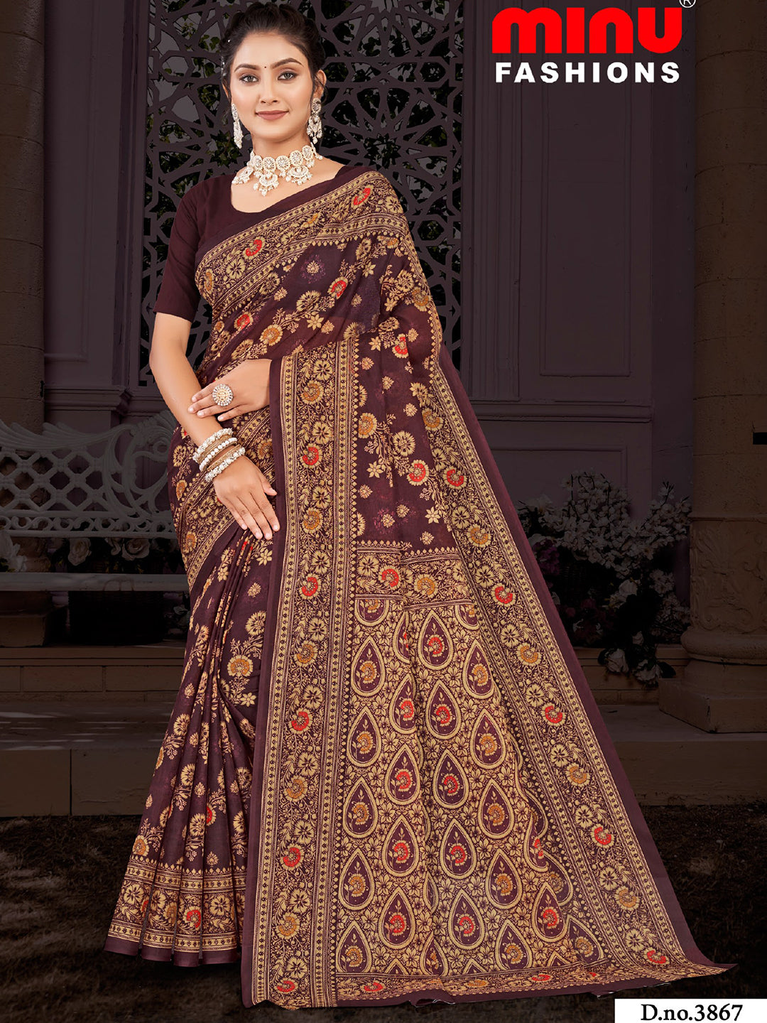 MINU SAREE SUNHERI COTTON SD 386710