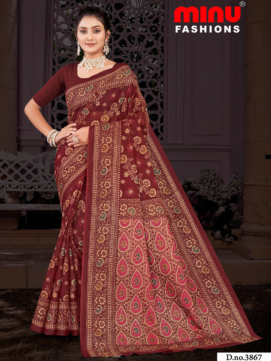 MINU SAREE SUNHERI COTTON SD 38678