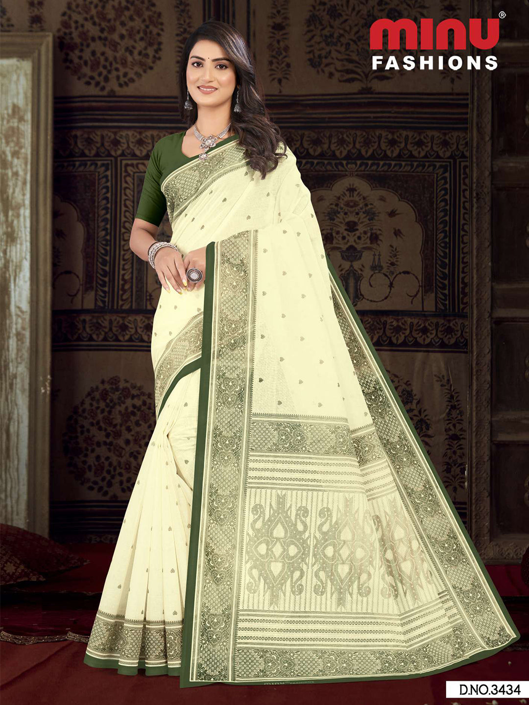 MINU SAREE SWETA V-2 24044