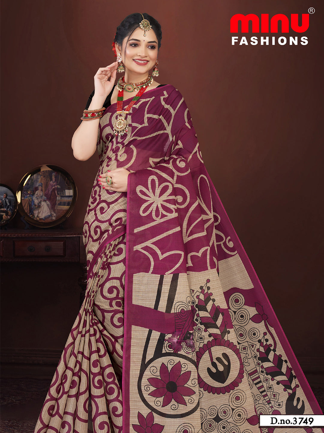 MINU SAREE VELVET TOUCH V-12 34687