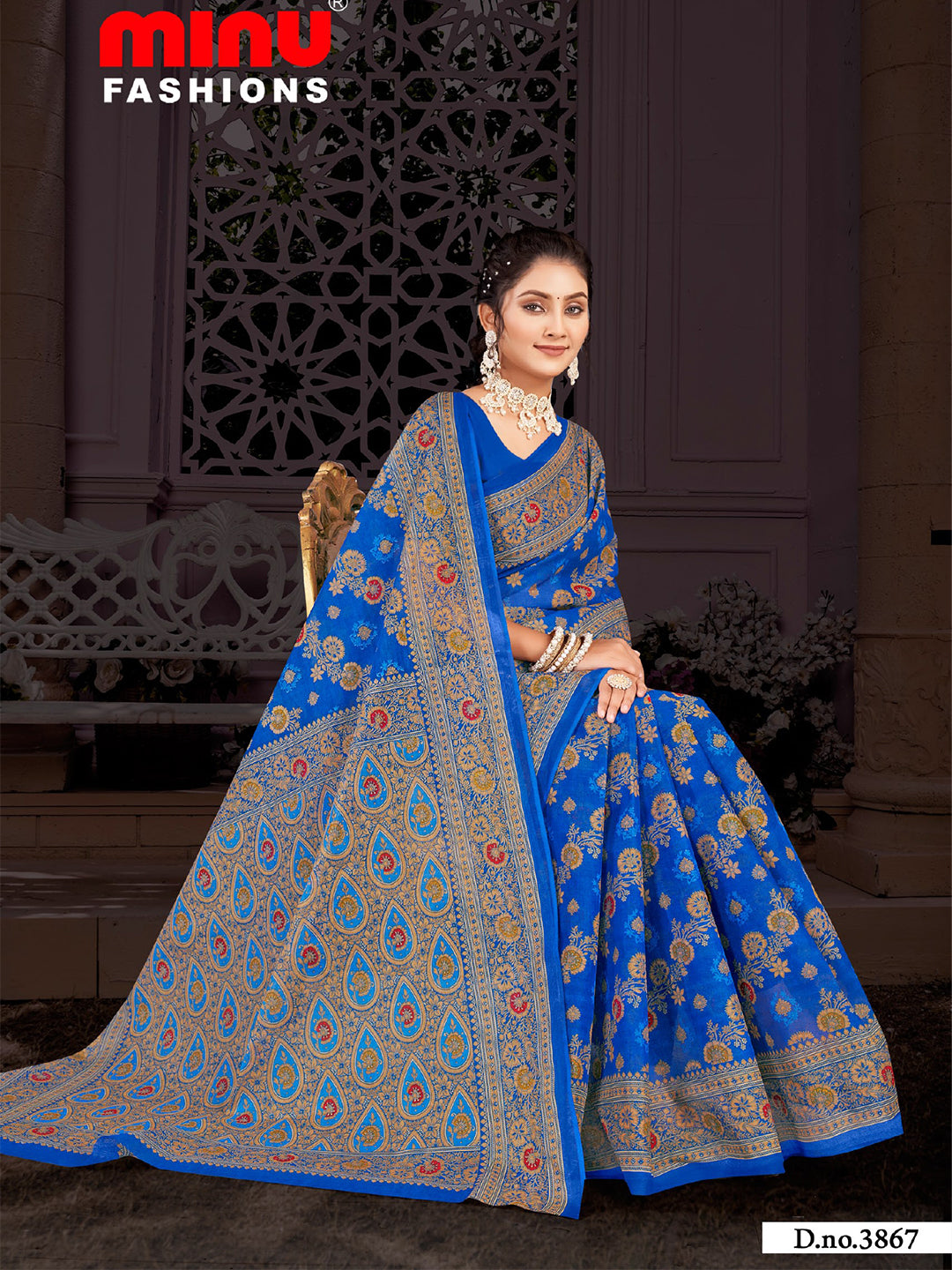 MINU SAREE SUNHERI COTTON SD 38674