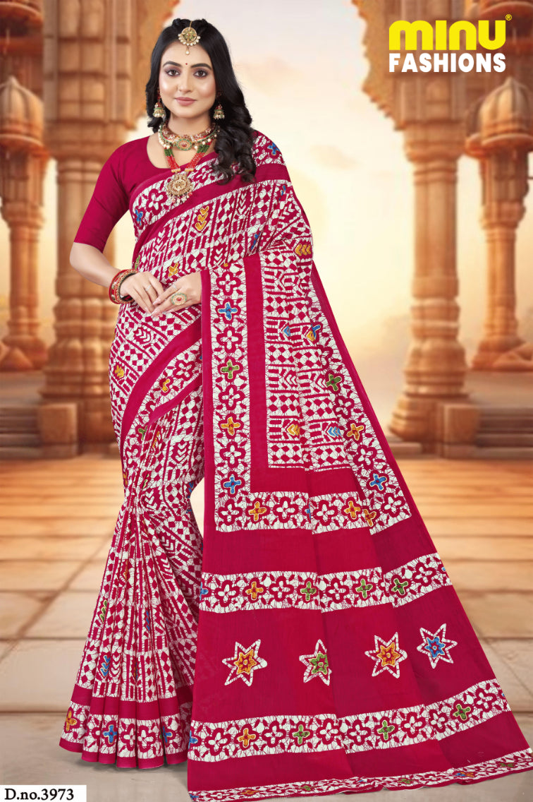 MINU SAREE GOLD BATIK 398110