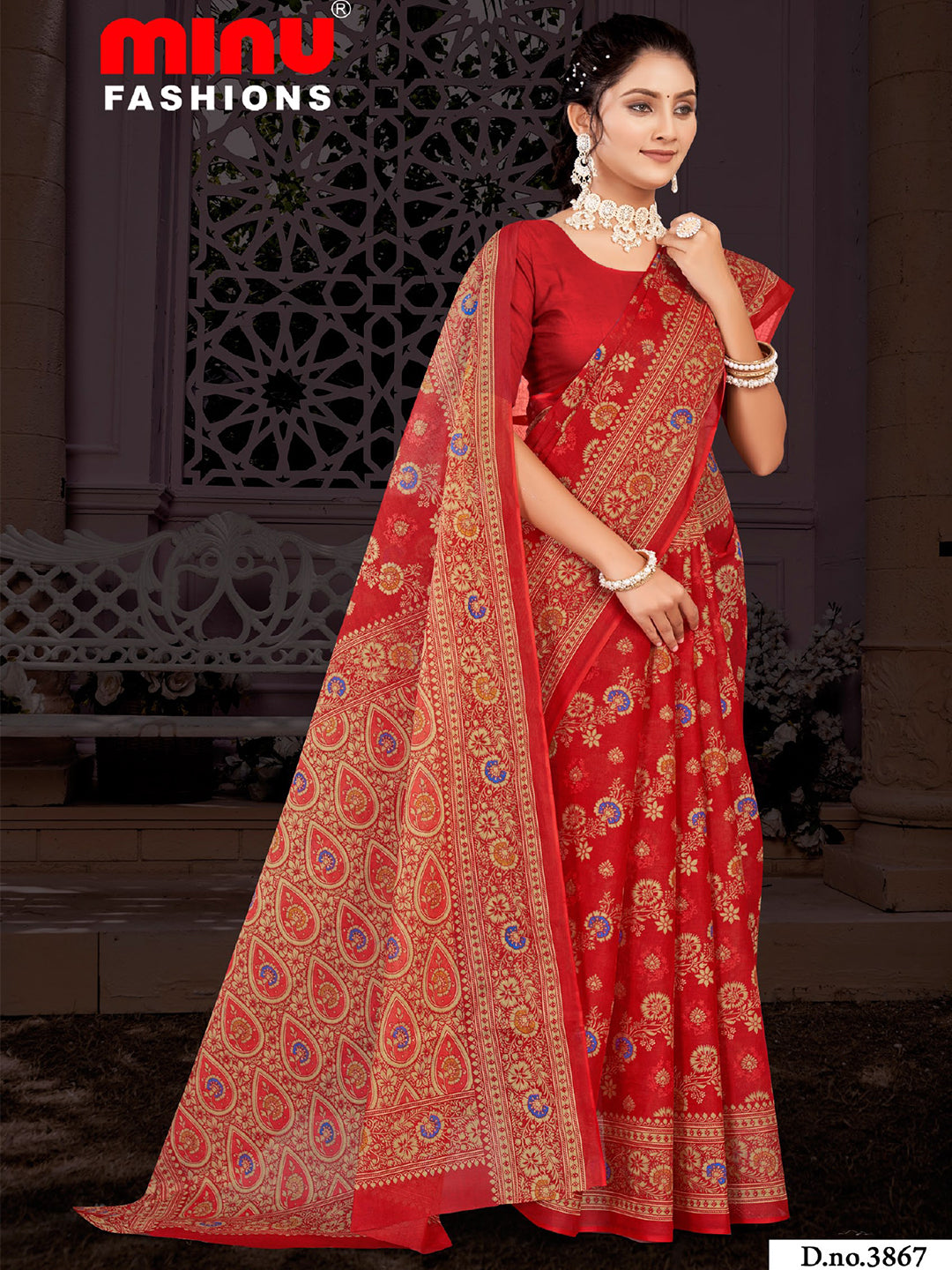 MINU SAREE SUNHERI COTTON SD 38673