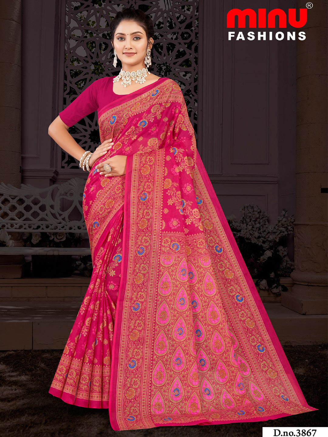 MINU SAREE SUNHERI COTTON SD 38671