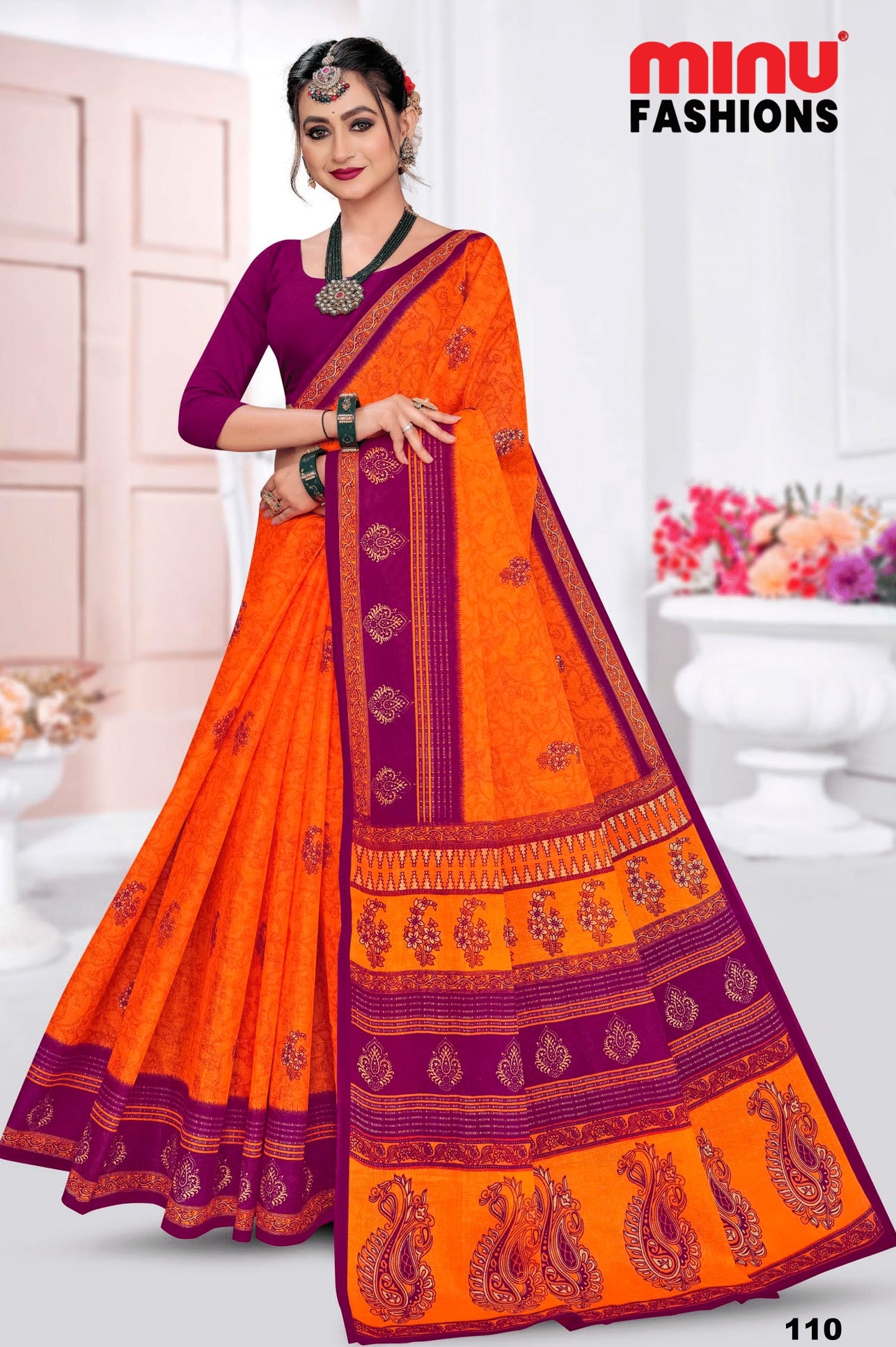 MINU SAREE MALAIKAA V-37 11010