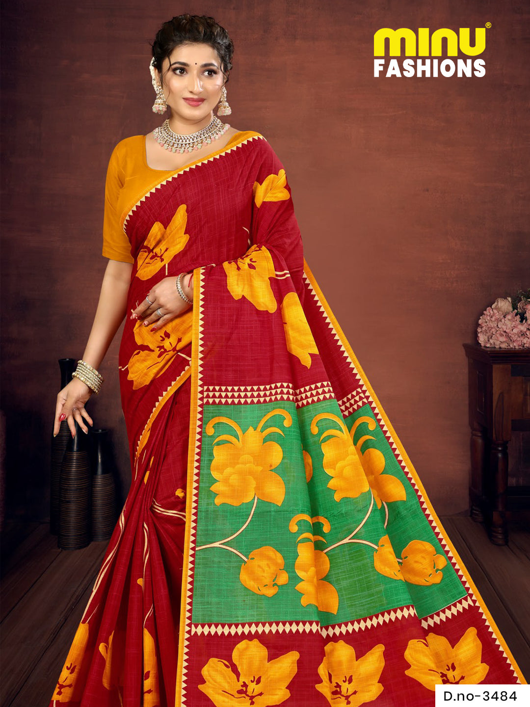 MINU SAREE HI DEMAND V-3 34918