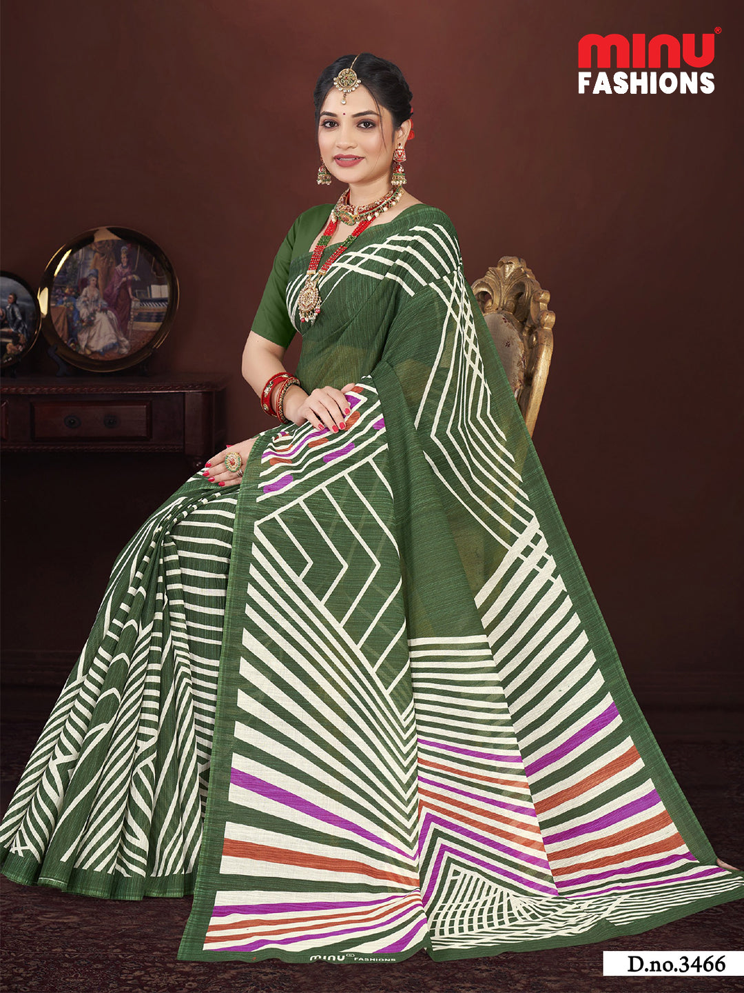 MINU SAREE VELVET TOUCH V-12 34643