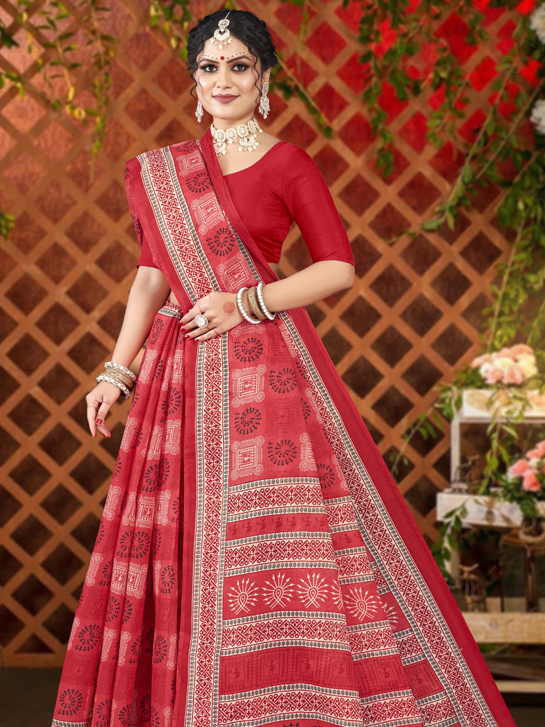 Hi Demand Block Premium Cotton Saree