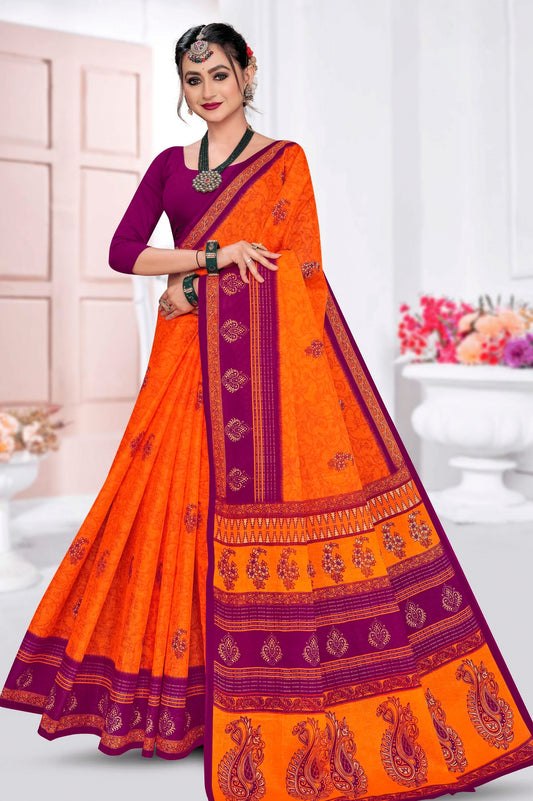 Malaikaa V- Cotton Saree