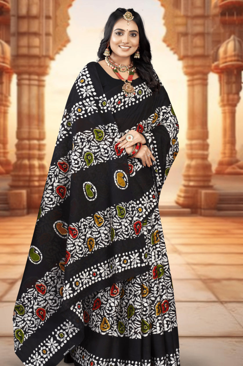 MINU SAREE GOLD BATIK 39798