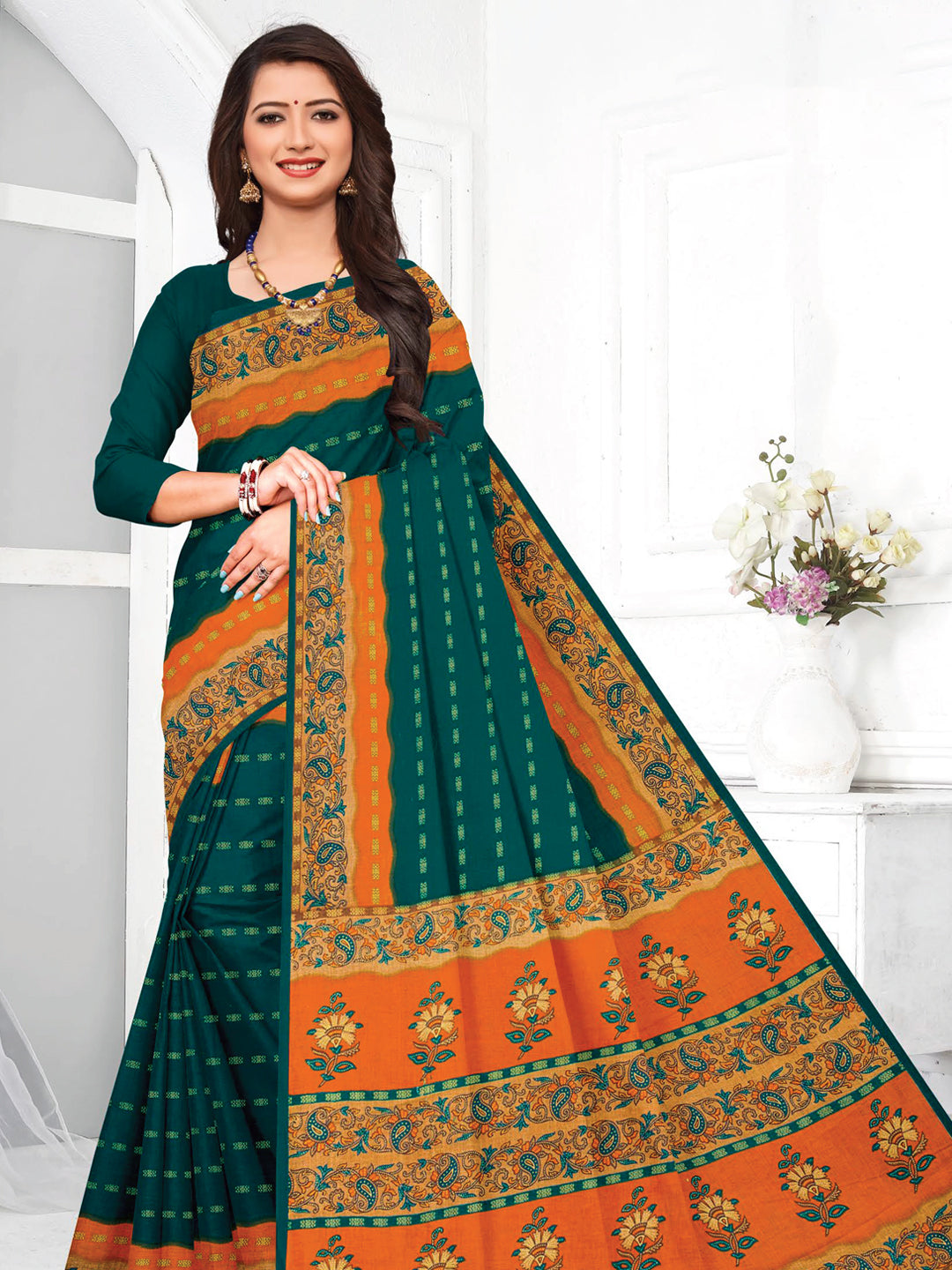 MINU SAREE HEER RED GOLD 3022