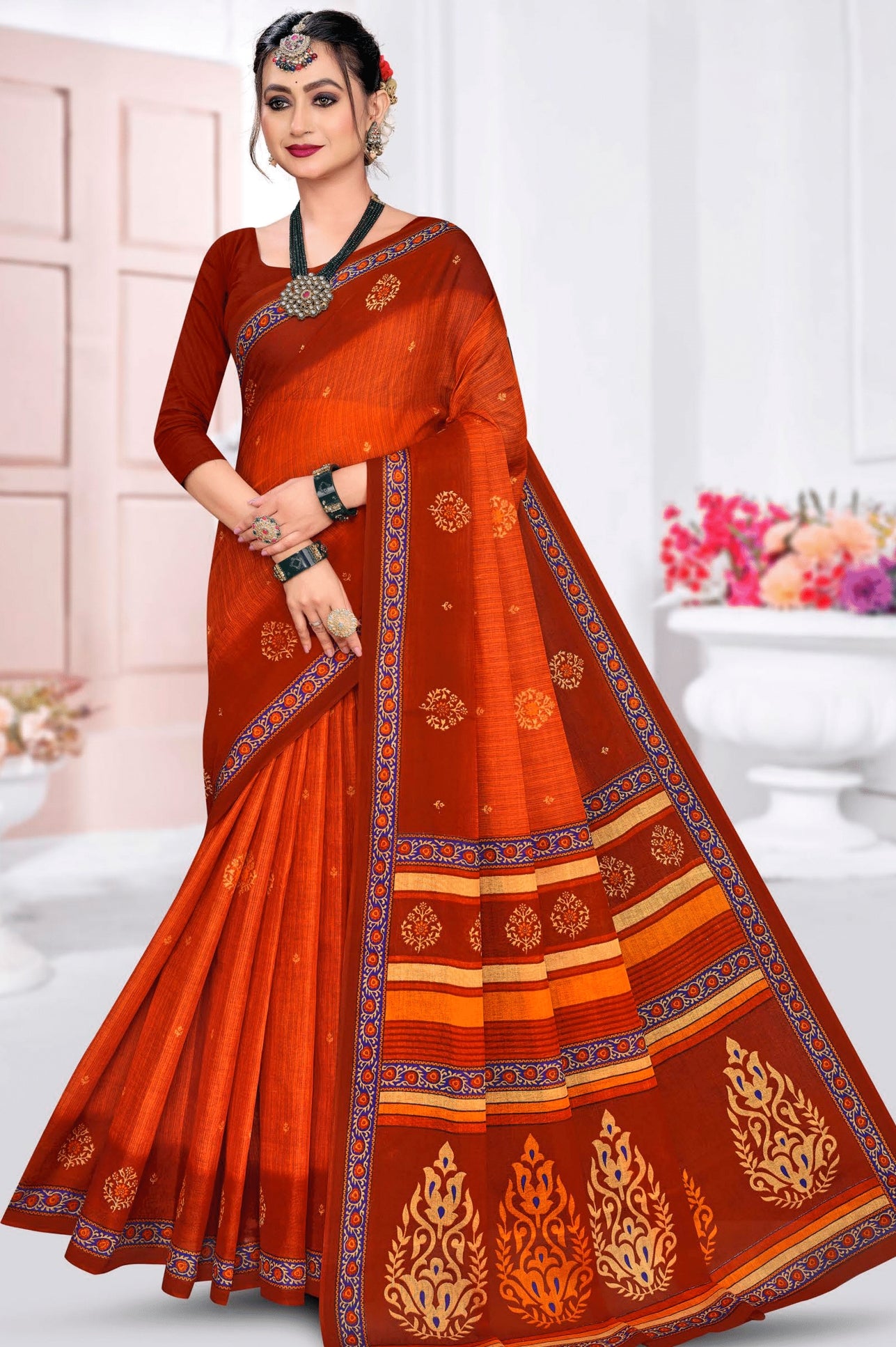 MINU SAREE MALAIKAA V-37 1077