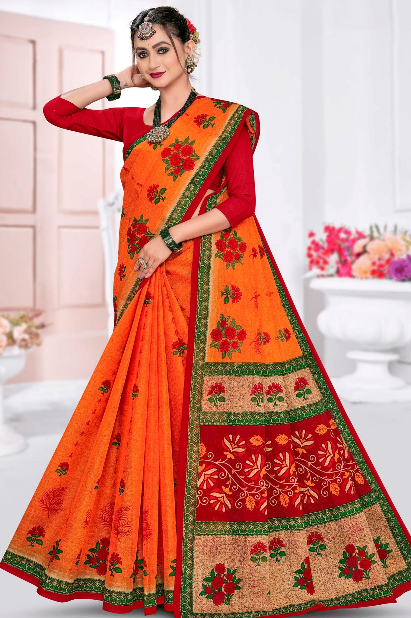 MINU SAREE MALAIKAA V-37 1044