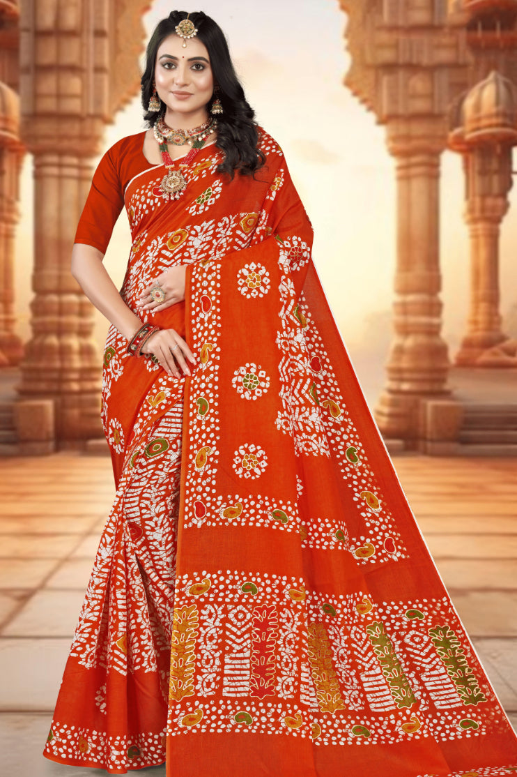 MINU SAREE GOLD BATIK 39754