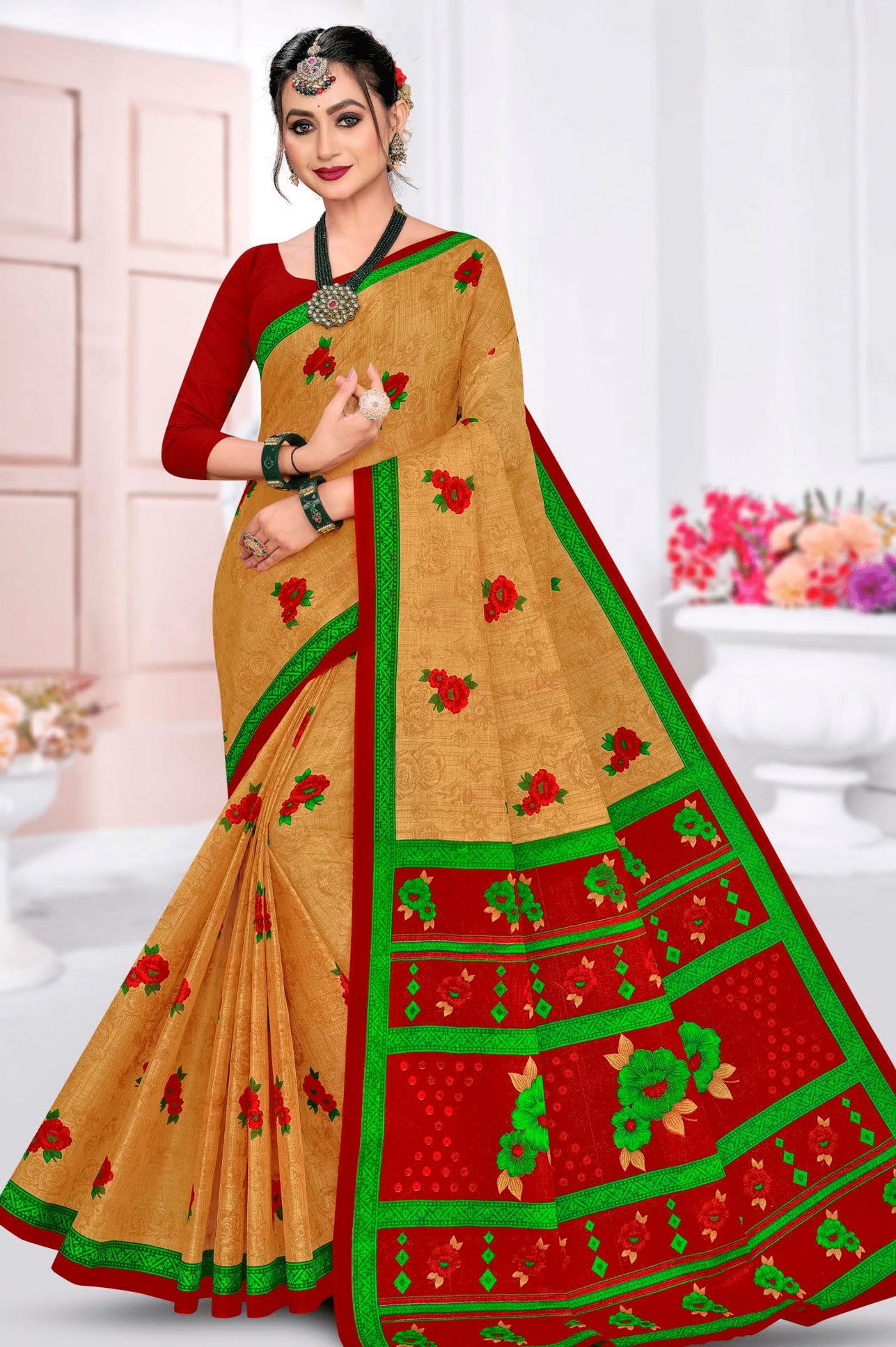 MINU SAREE MALAIKAA V-37 1088