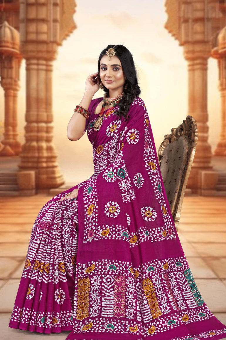 MINU SAREE GOLD BATIK 39743