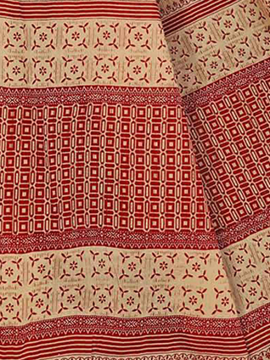 MINU SAREE MUMTAZ RED CHIKU 0001