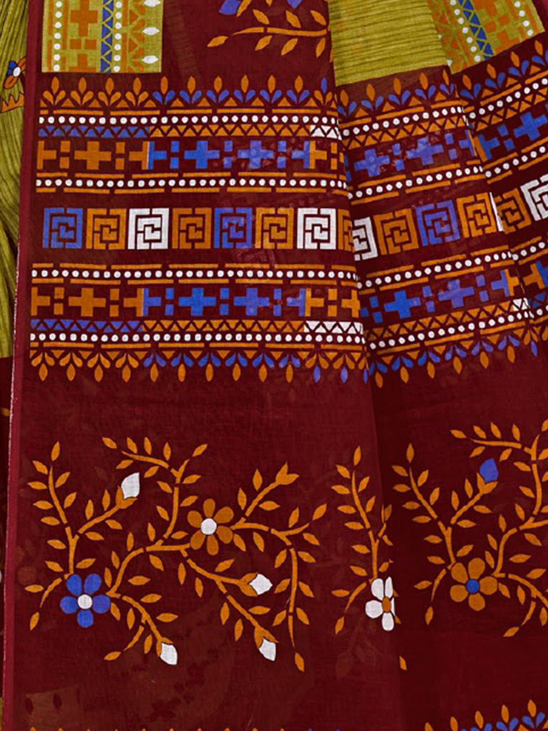 MINU SAREE SUNHERI COTTON V-4 38702