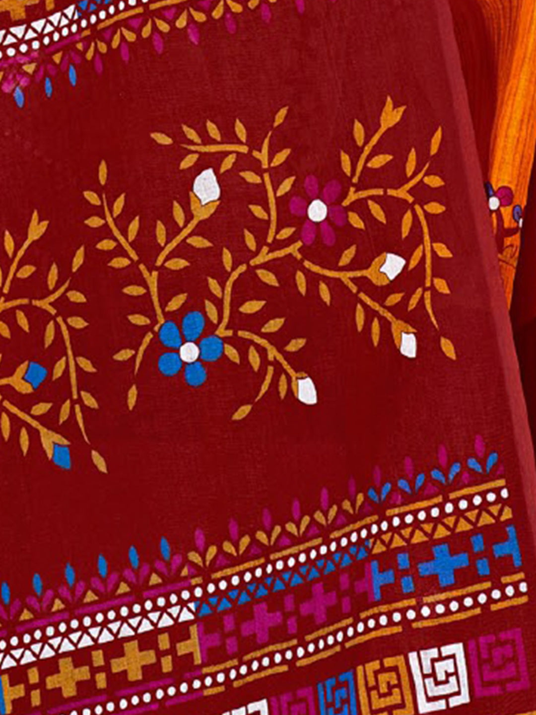 MINU SAREE SUNHERI COTTON V-4 387810